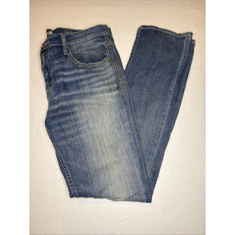 BKE Jake Jeans Mens 34 XL Straight Leg Denim Distressed Wash SOFT 99% Cotton - Picture 16 of 16